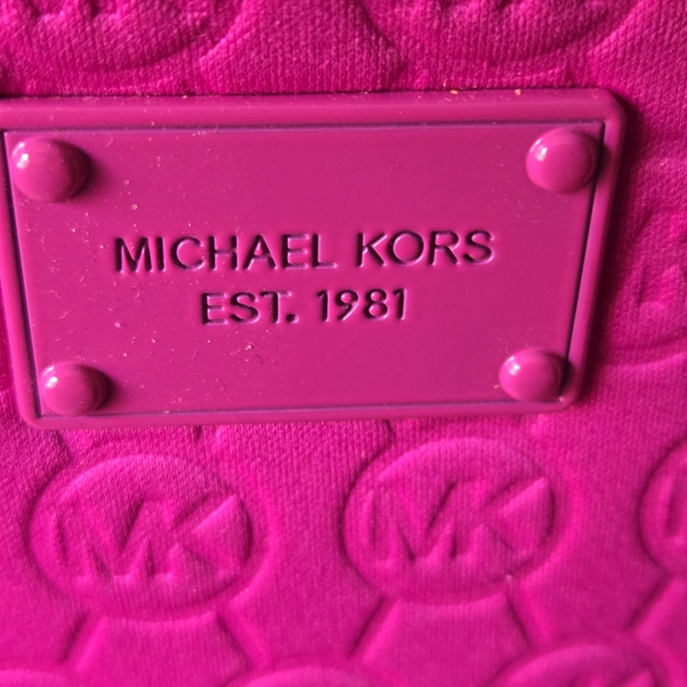 Michael Kors Fuchsia Embossed Women's Tote Bag